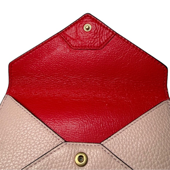 Tory Burch Blush Leather Envelope Clutch - Picture 4 of 5